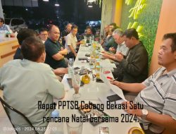 Pererat Kesatuan dan Persatuan Antar Sesama Anggota, PPTSB Cabang Satu Bekasi akan Gelar Natal Bersama 2024