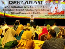 Paguyuban Masyarakat Minang Bekasi Siap Menangkan Heri-Sholihin di Pilkada Kota Bekasi