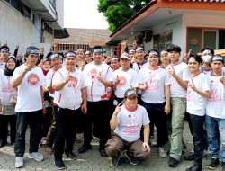Relawan PASTI Ramaikan Kampanye Akbar Paslon No 1 Heri-Sholihin di Lapangan Multiguna Kota Bekasi