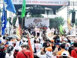 Kampanye Akbar Paslon Nomor 1 Heri-Sholihin, Dihadiri 30 Ribu Warga Kota Bekasi