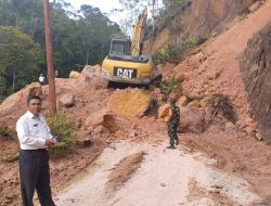 PUTR Kabupaten Toba Gerak Cepat Perbaiki Jalan yang Putus Total, Kembali Terhubung