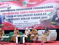 Musrenbang Kecamatan Babelan Prioritaskan Rencana Pembangunan Gedung Serbaguna
