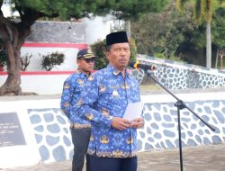 Wabup Toba Sayangkan Sikap Para ASN Susah Diatur Berbaris Saat Upacara