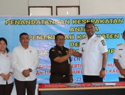 Pemkab Toba Bersama Kejaksaan Tandatangani Kesepakatan Pendampingan Hukum
