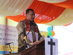 Bupati Toba Ajak Gereja Sebarkan Pesan Kebersihan Lingkungan