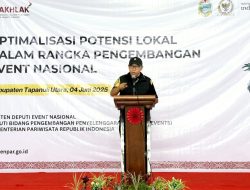Bupati Taput Hadiri Acara Optimalisasi Potensi Lokal Dalam Rangka Pengembangan Event Nasional