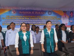 Ketua PKK Taput Monitoring 2 Desa Percontohan 10 Program Pokok PKK Tingkat Provinsi Tahun 2025