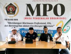 PWI Bekasi Raya Gelar Masa Pengenalan Organisasi kepada 60 Orang Peserta OKK Angkatan ke-26