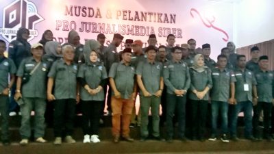 Ketua Umum DPP PJS Mahmud Marhaba Lantik Chaidir Pimpin  DPD PJS Aceh Periode 2025-2030
