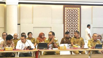 Bupati Taput Hadiri Rapat Persiapan Revalidasi Toba Caldera UNESCO Global Geopark Tahun 2025