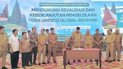 Pemkab Toba Ikuti Rapat Persiapan Revalidasi Toba Caldera