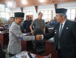 Wakil Bupati Taput Sampaikan Nota Pengantar Ranperda RPJMD 2025-2029