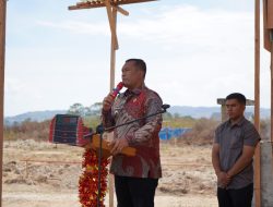 Peletakan Batu Pertama Labkesmas, Bupati Toba: Ini Salah Satu Transformasi Kesehatan