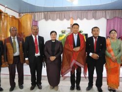 Bupati Humbahas Ibadah Minggu di HKI Sigumpar Resort Lintongnihuta