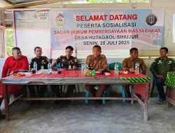 Sosialisasi Sadar Hukum Pemberdayaan Masyarakat, Kejari Toba Minta Warga Proaktif Laporkan Pelanggaran