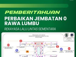 Pemkot Bekasi Lakukan Perbaikan Jalan, Dishub Terapkan Rekayasa Lalu Lintas Sementara di Jembatan Nol Rawalumbu