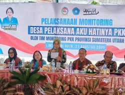 TP PKK Provinsi Sumut Evaluasi Desa Binaan Lintongnihuta Kecamatan Tampahan Kategori  “Aku Hatinya PKK”