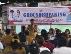 “Groundbreaking” Peningkatan Kualitas Rumah Swadaya Desa Pilot Project New Posyandu di Kabupaten Humbahas