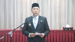 Bupati Taput Lantik 44 Kepala Sekolah dan Direktur PDAM Mual Natio