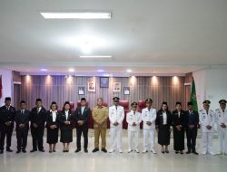 Lantik 47 Pejabat, Bupati Taput Tekankan Komitmen Perkuat Struktur Pelayanan Publik Semakin Profesional