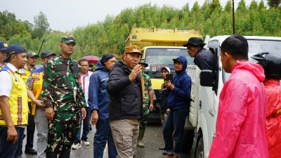 Bupati Taput Tinjau Banjir Bandang Adiankoting: Akses Taput–Tapteng Lumpuh Dua Hari