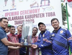 Kecamatan Laguboti Juara Umum PORKAB Toba 2025