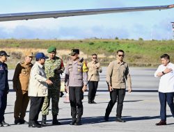 Bupati Taput Sambut Kunjungan Presiden Prabowo, Instruksikan Kolaborasi Percepatan Penanganan Dampak Bencana Hingga ke Desa Terisolir
