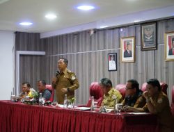 Bupati Taput Pimpin Rakor Evaluasi Pasca Bencana, Tekankan Gerak Cepat dan Ketepatan Data