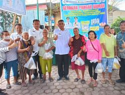 Sekda Toba Buka Kegiatan Gerakan Pangan Murah di Kecamatan Silaen
