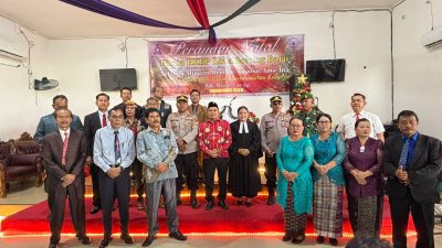 Wakil Ketua DPRD Usup Supriatna Hadiri Undangan Perayaan Natal Pos Pelayanan HKBP