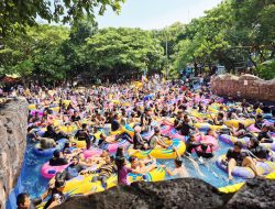 Liburan Akhir Tahun di Bekasi, Transera Waterpark Diserbu Ribuan Pengunjung Setiap Hari