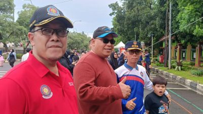 Disdamkarmat Kota Bekasi Warnai CFD dengan Edukasi dan Games Kebencanaan