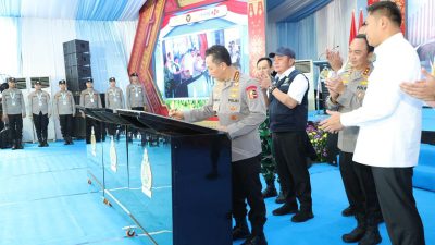 Kapolri Resmikan 57 Jembatan Merah Putih Presisi, Permudah Akses Warga di Sumsel