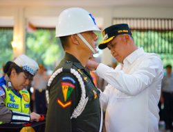 Wali Kota Bekasi Pimpin Apel Gabungan Tiga Pilar, Sampaikan Amanat Kapolri Jelang Pengamanan Arus Mudik