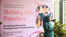 2.500 Perempuan Ikuti Skrining USG Payudara, CKG, dan HPV DNA Gratis di GOR Patriot