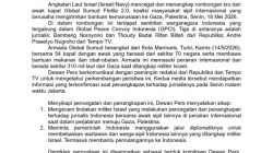 Dewan Pers Kecam Penangkapan Tiga Jurnalis Indonesia di Perairan Internasional