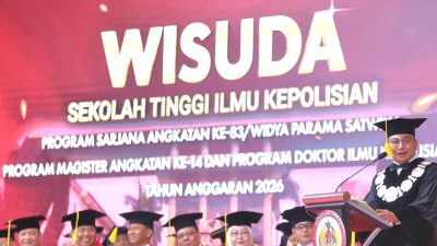 Kapolda Riau Gaungkan Polisi Sebagai Penjaga Peradaban di Wisuda dan Dies Natalis ke-80 STIK Polri
