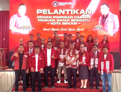 Muslim Tampubolon Resmi Dilantik Jadi Ketua DPC PBB Kota Bekasi