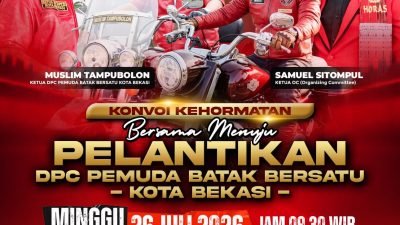 DPC PBB Kota Bekasi Gelar Konvoi Kehormatan Jelang Acara Pelantikan