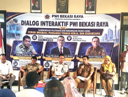 PWI Bekasi Raya Gelar Dialog Interaktif  Terkait Harmonisasi Pelayanan dan Pengawasan Orang Asing