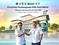 Dukung Ekonomi dan Lingkungan,  Ketua KADIN Kota Bekasi Hadiri Peresmian Pembangunan PSEL Sampah Jadi Energi Surya