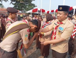 HUT Pramuka ke 65 Kwarran Cikalongkulon Perkuat Karakter dan Ketahanan Bangsa di Cianjur
