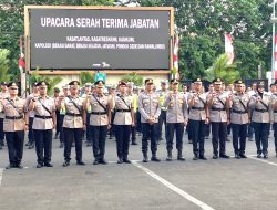 Kapolres Metro Bekasi Kota Pimpin Sertijab Pejabat Utama dan Kapolsek