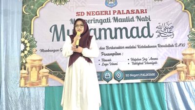 SD Negeri Palasari Gelar Peringatan Maulid Nabi dan Santunan Anak Yatim di Sukabumi