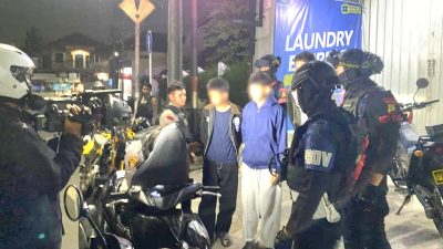 Patroli Brimob Metro Jaya Amankan 9 Orang dan 9 Klip Tembakau Sintetis di Cibubur