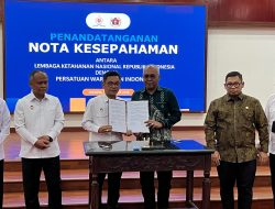 Teken MoU, PWI Perkuat Sinergi dengan Lemhannas Menjaga Ketahanan Nasional