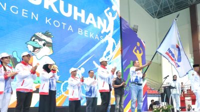 Target 200 Medali Emas, Kontingen Kota Bekasi Dilepas Bertanding di Porprov XV Jawa Barat 2026